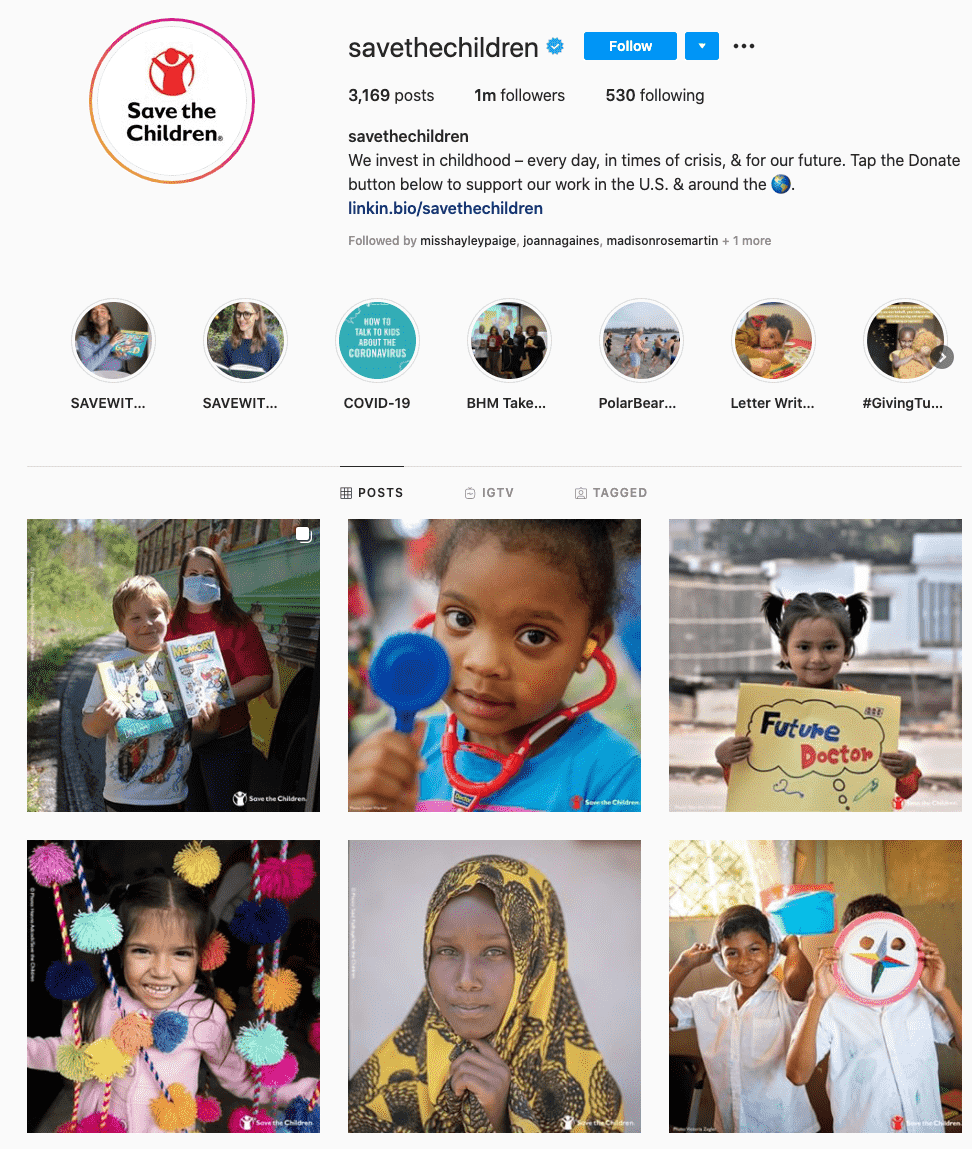 selamatkan influencer amal anak-anak