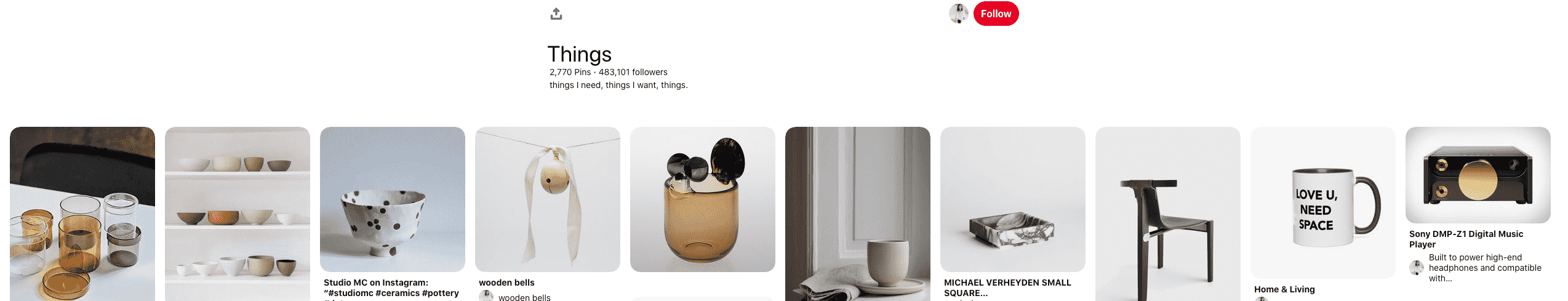 доска для вещей