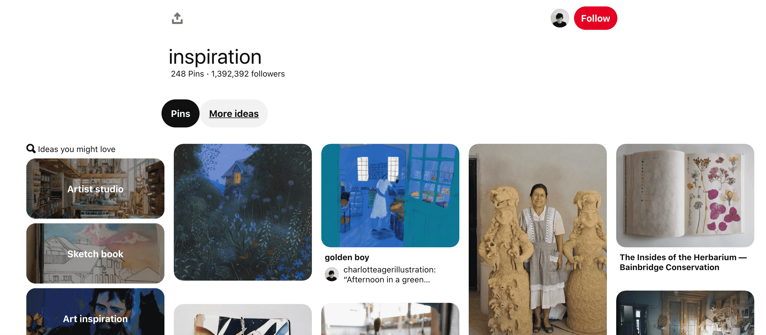 доска вдохновения