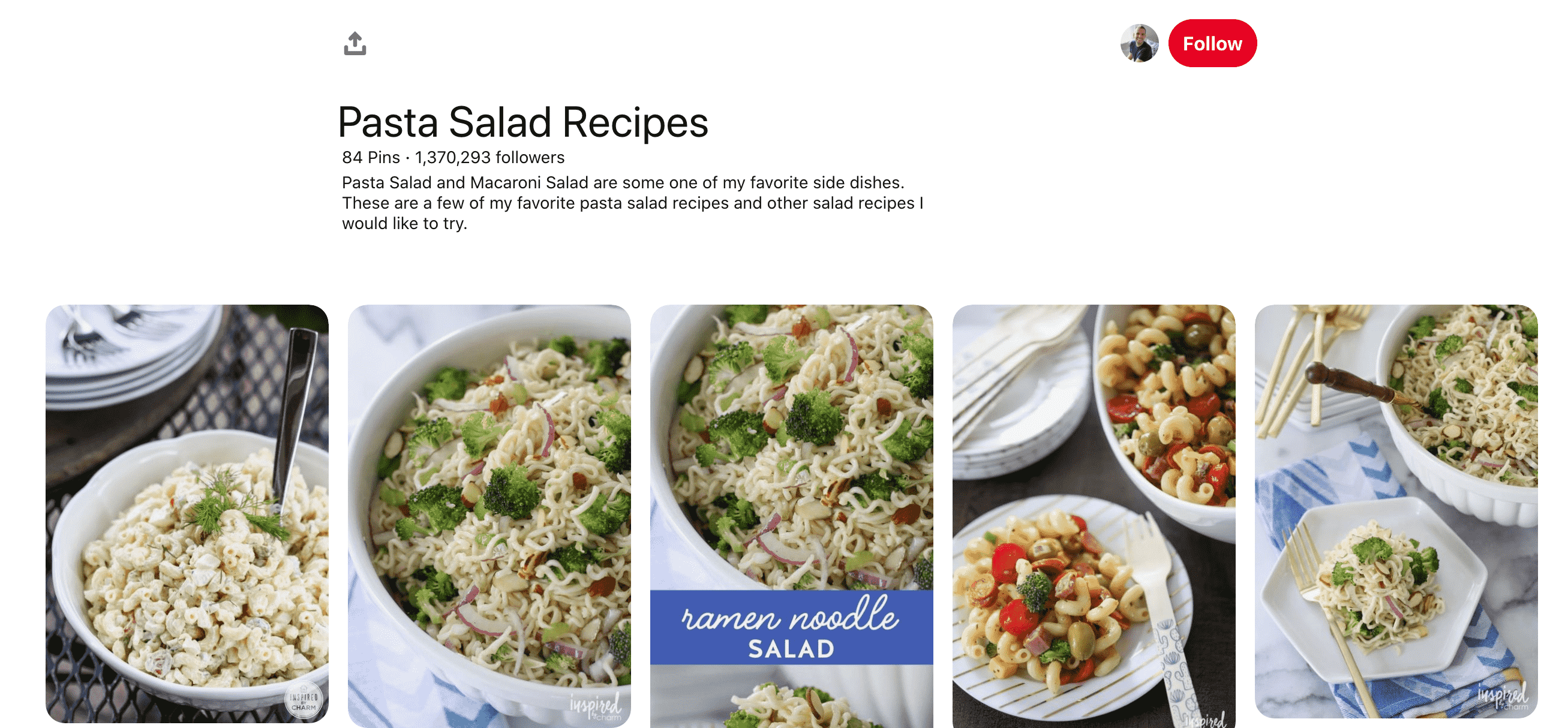 Салатная доска с макаронами