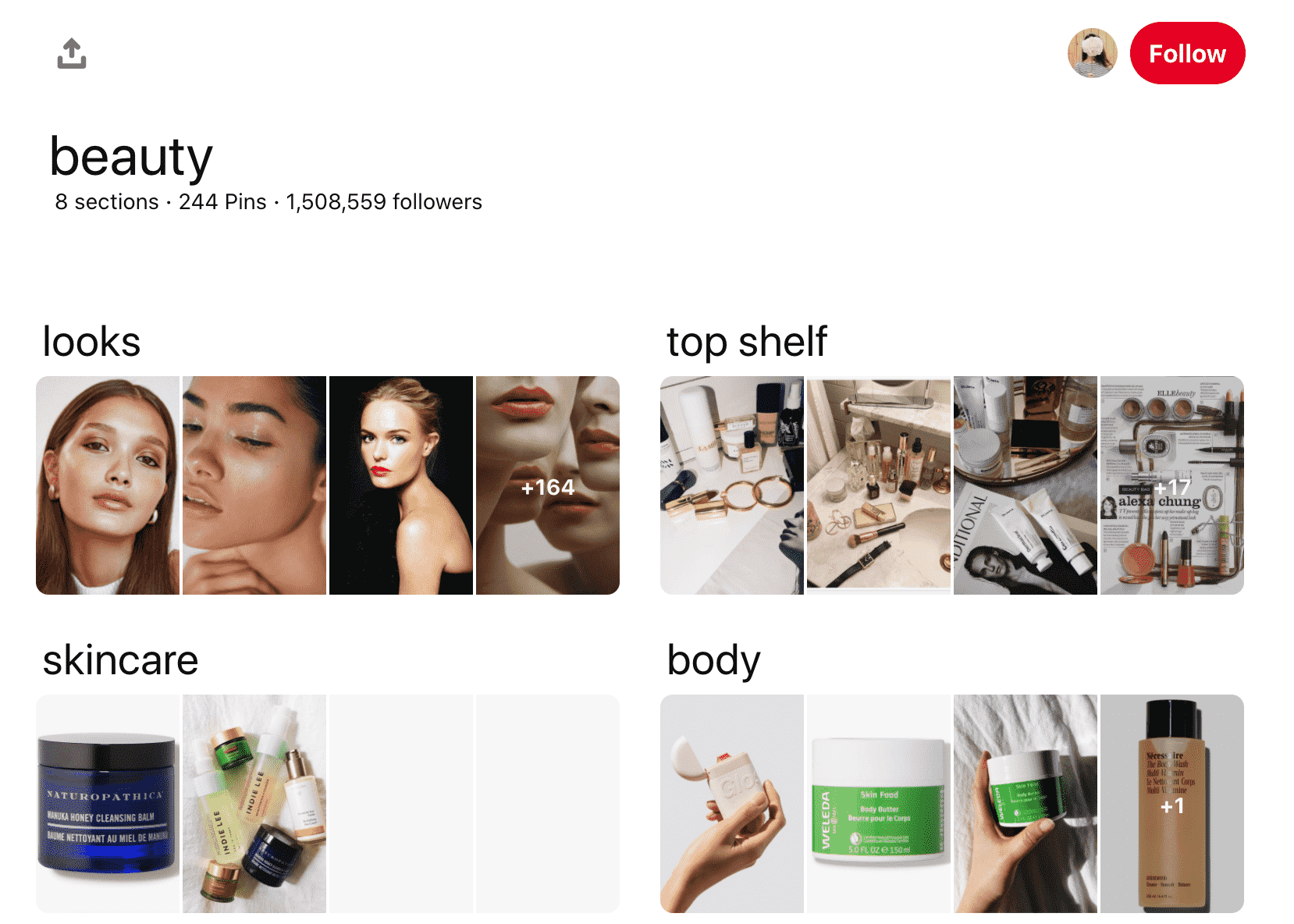 доска красоты