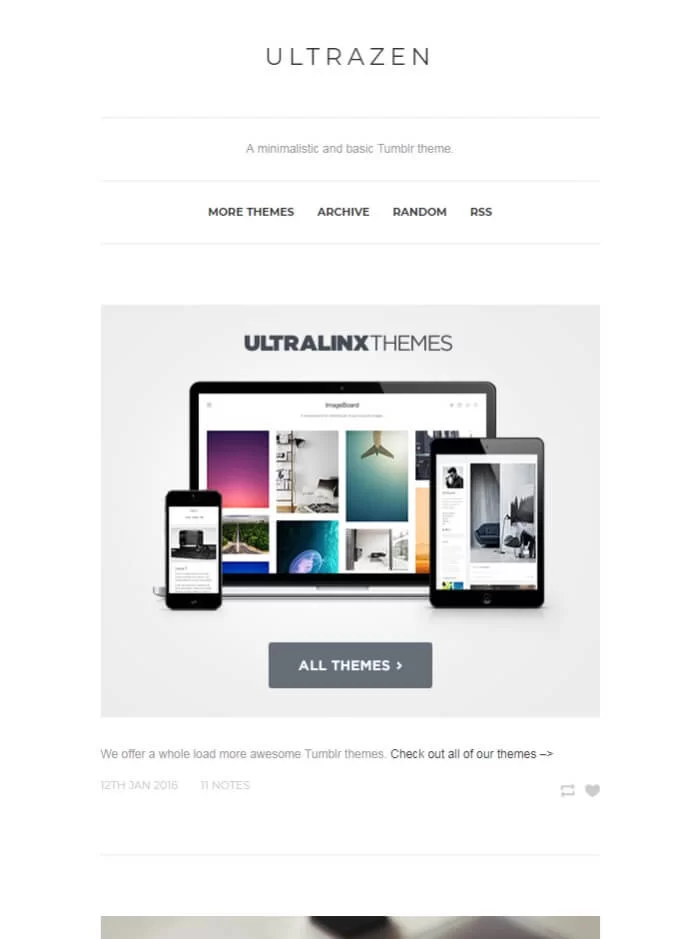Tema Ultrazen Tumblr