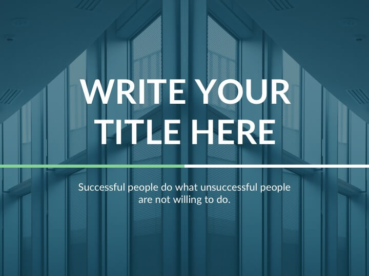 Modello di presentazione alfa