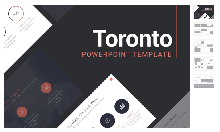 Demo di Toronto - Modello di presentazione gratuito