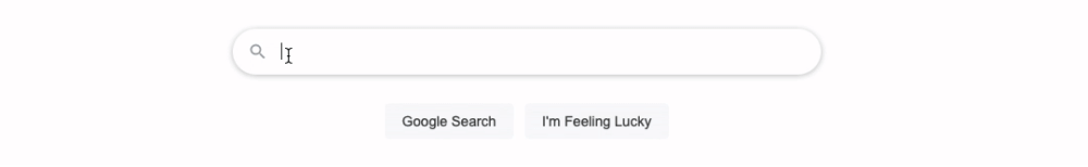 Ein GIF, das eine Suche nach E-Commerce-SEO zeigt