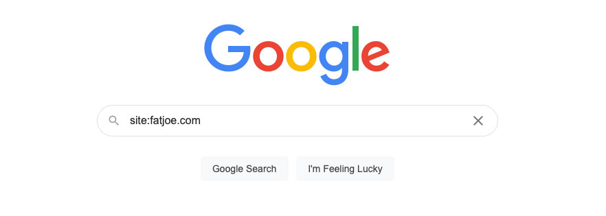 SEO-Metriken der Google-Indexsuche