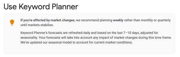 Google Kwyrod Planner aktualisiert die SEO-Metriken laut Google