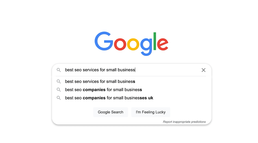 Exemplu de căutare Google pentru găsirea și analizarea cuvintelor cheie cu concurență scăzută