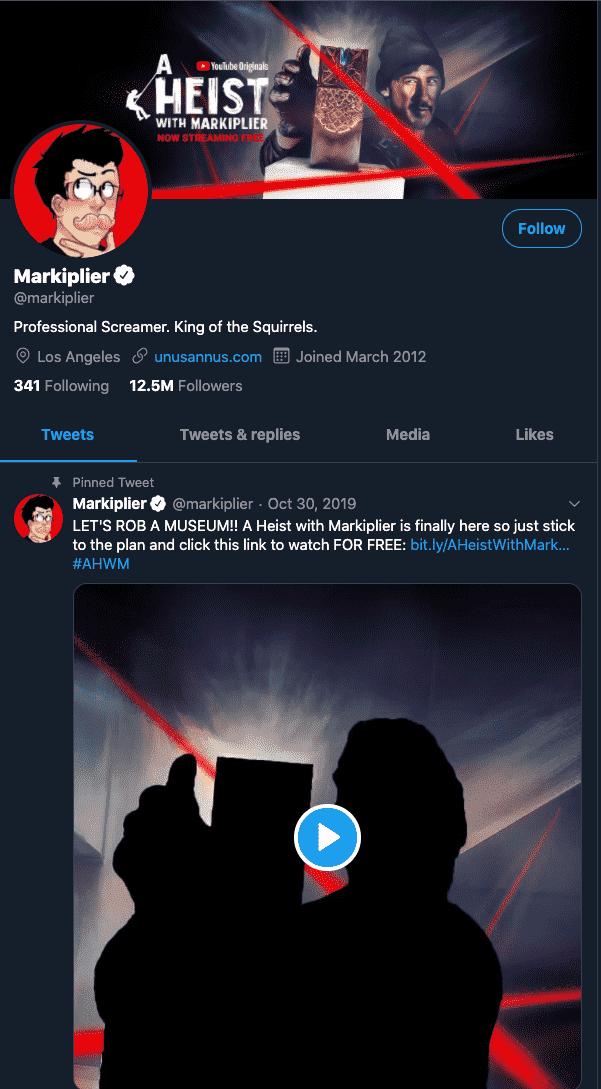 トップTwitterインフルエンサー