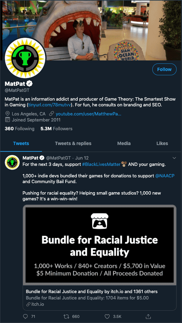 トップTwitterインフルエンサー