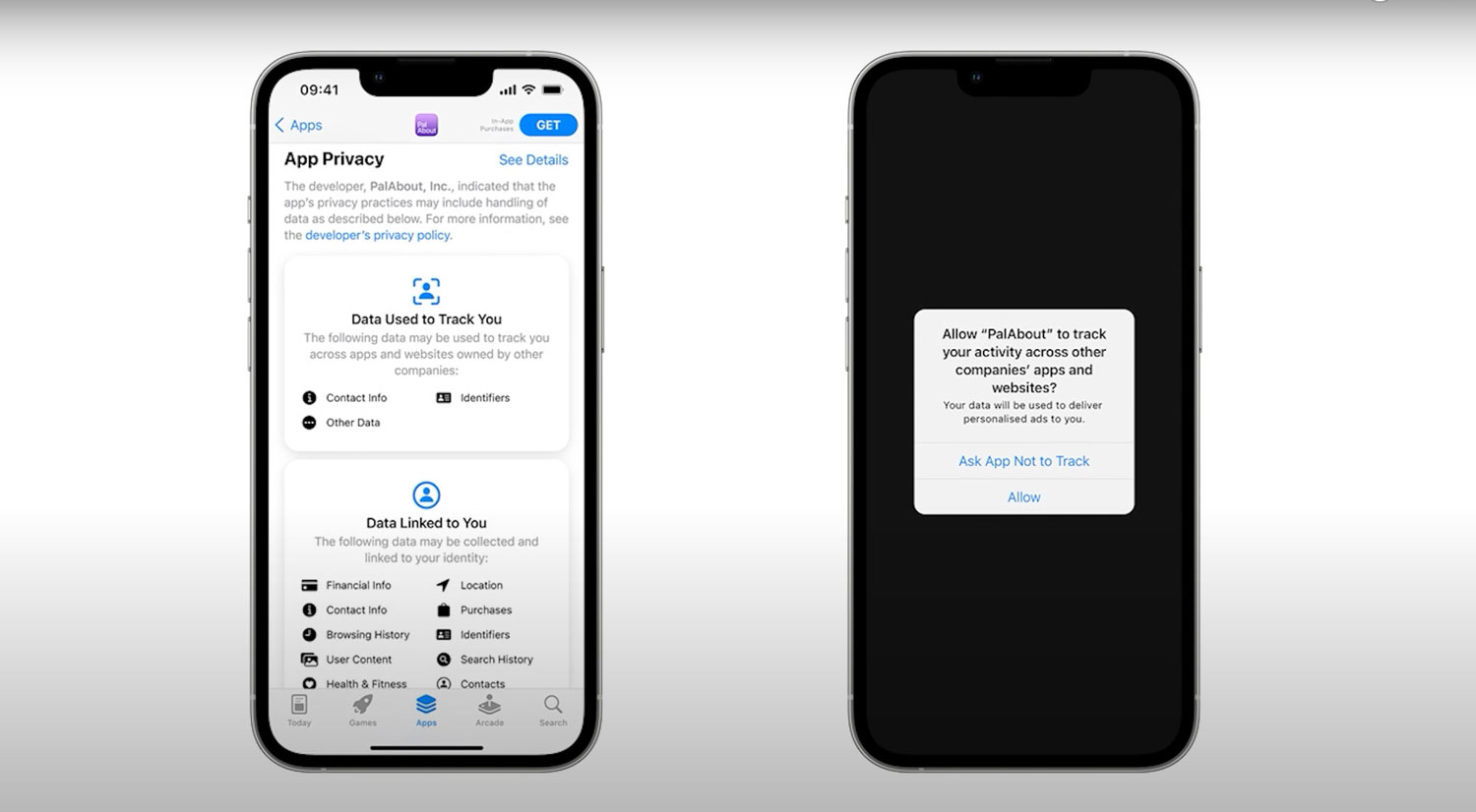 Actualización de privacidad de Apple
