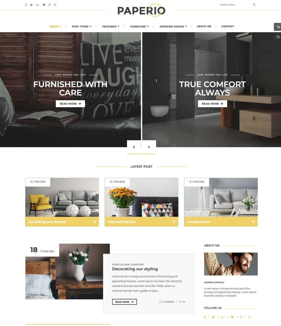 Paperio-WordPress-Tema