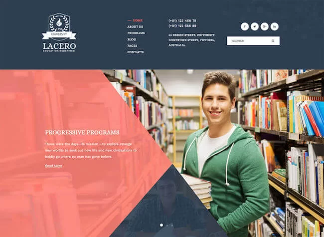 lacero-education-universite-theme-wordpress
