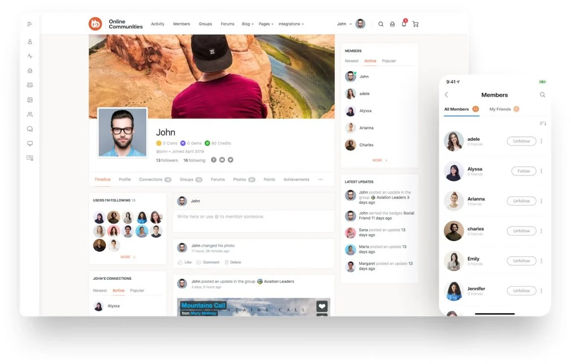 Examen de la plate-forme BuddyBoss