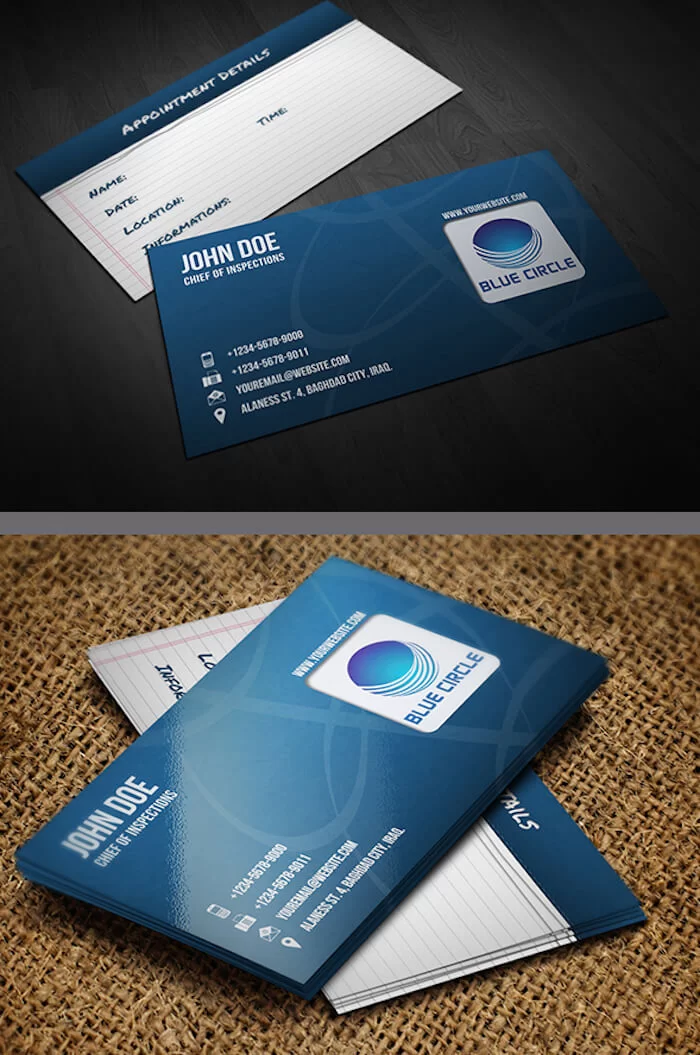 Templat Kartu Bisnis