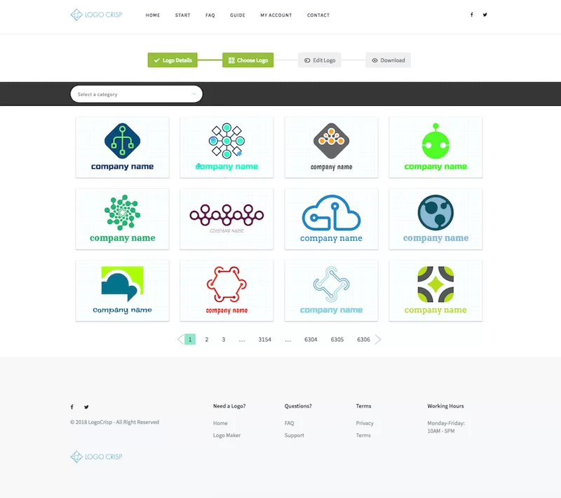 Logo Créateur de Logo Crisp