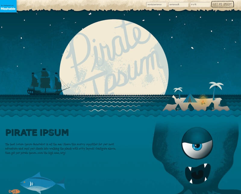 Ipsum pirate