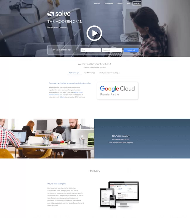 Solve360 网络工作区