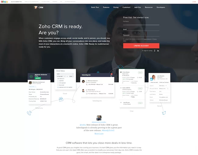ZOHO 客户关系管理