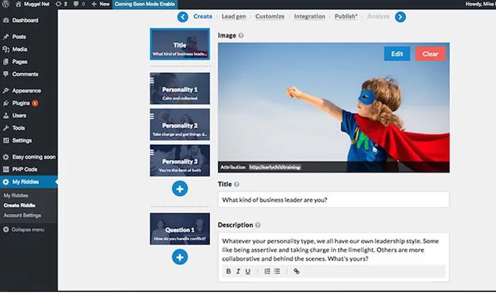 Beat WordPress Quiz Plugin gratuit
