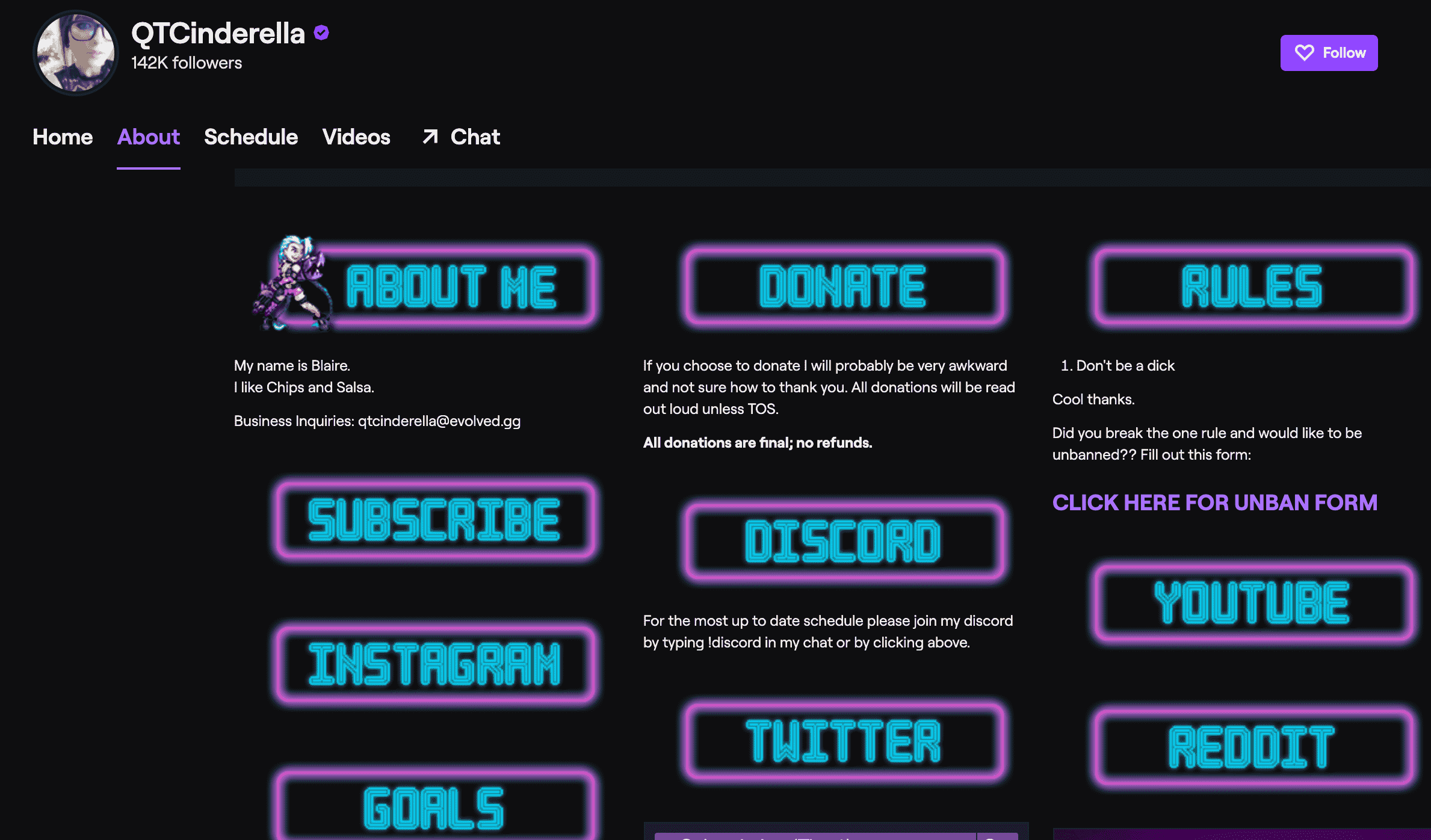 女性のけいれんストリーマー