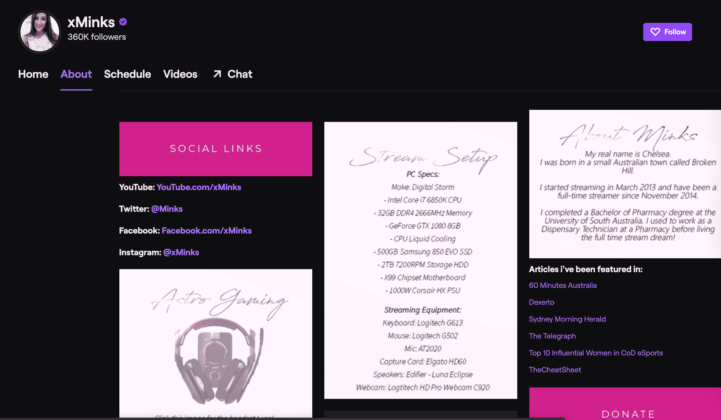 女性のけいれんストリーマー