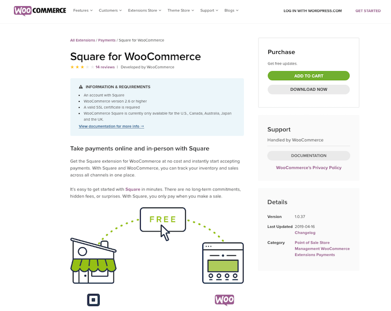 WooCommerce 广场