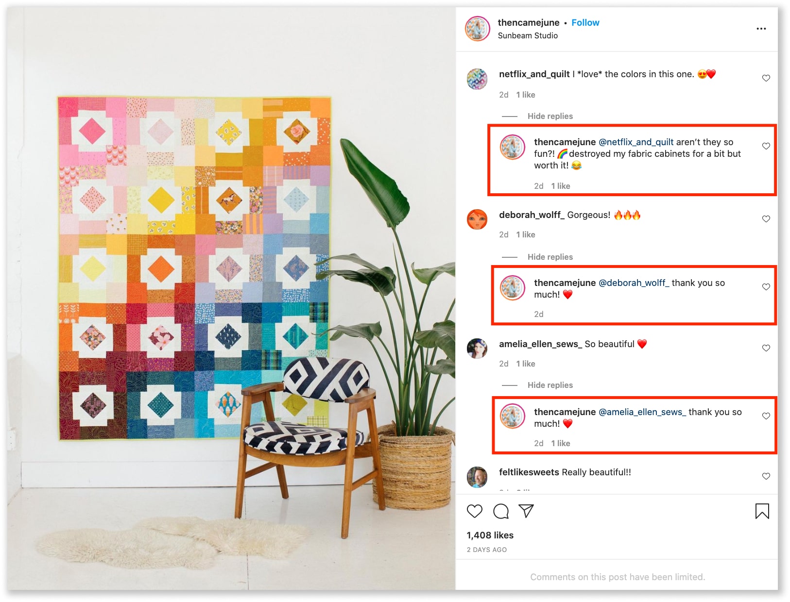 Come vendere su Instagram - Guida per principianti per il 2022 14 thencamejune comment replies