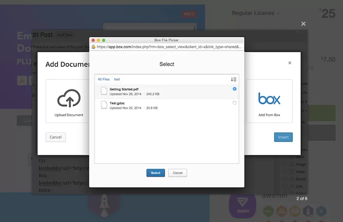 Встроить любой документ плюс