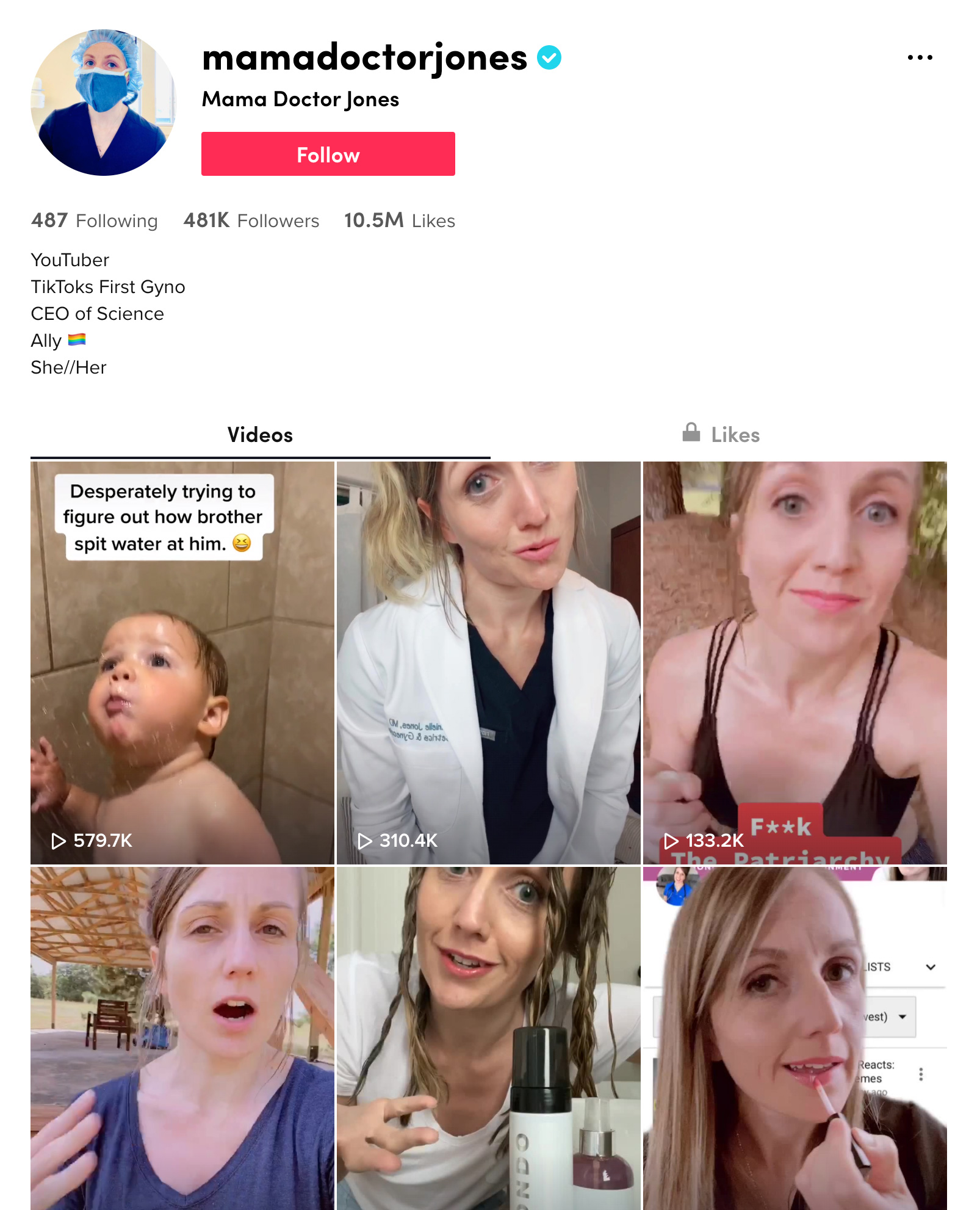 Mama Doctor Jones TikTok-Profil