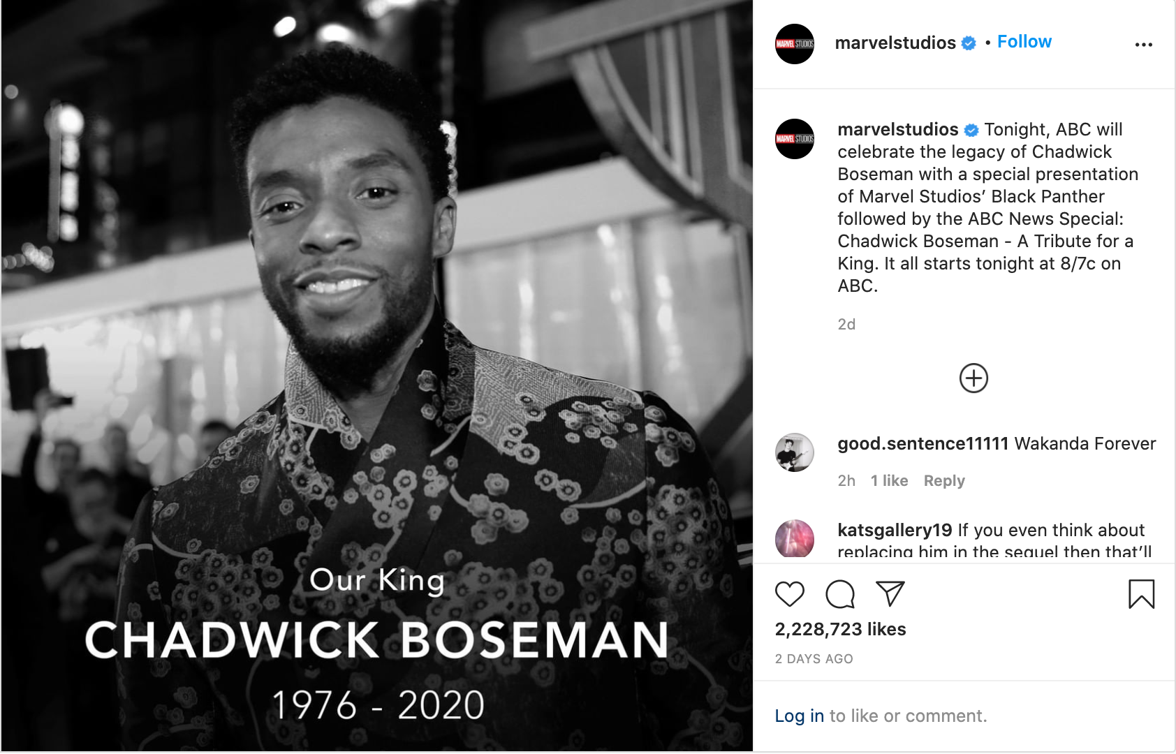 ブラックパンサーinstagrampost1