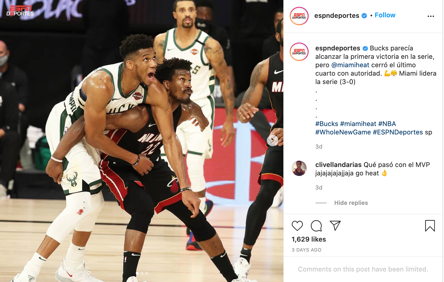 Miami Heat instapost1