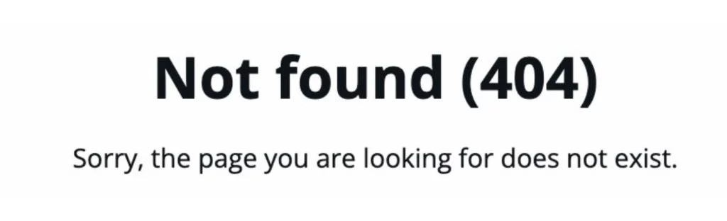 404错误