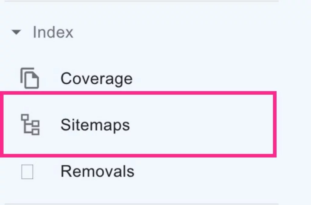 Sitemap-Speicherort in gsc