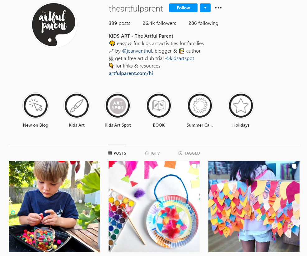 Jean Van't Hul çocuk zanaat etkileyicileri