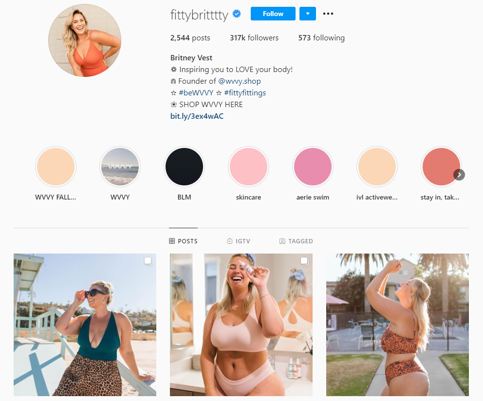 Instagram 上的 Britney Vest 健身房時尚