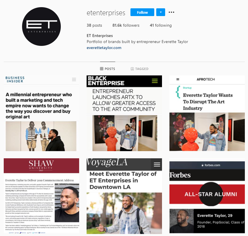 Everette Taylor 비즈니스 인플루언서 및 사상가 리더