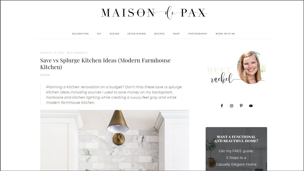 Les meilleurs blogs déco