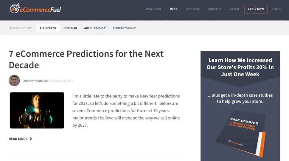 5 suggerimenti per scrivere un blog di e-commerce coinvolgente