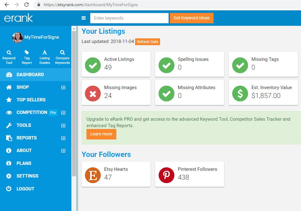 Conseils de référencement Etsy