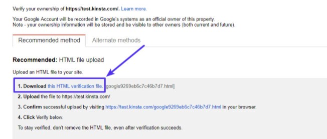 إرسال موقع إلى محركات البحث