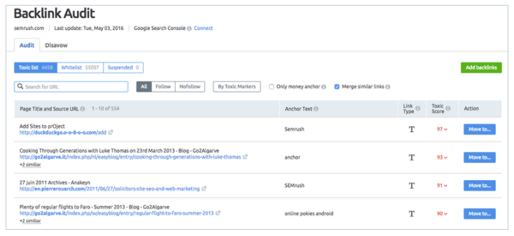 Outils gratuits de vérification des backlinks