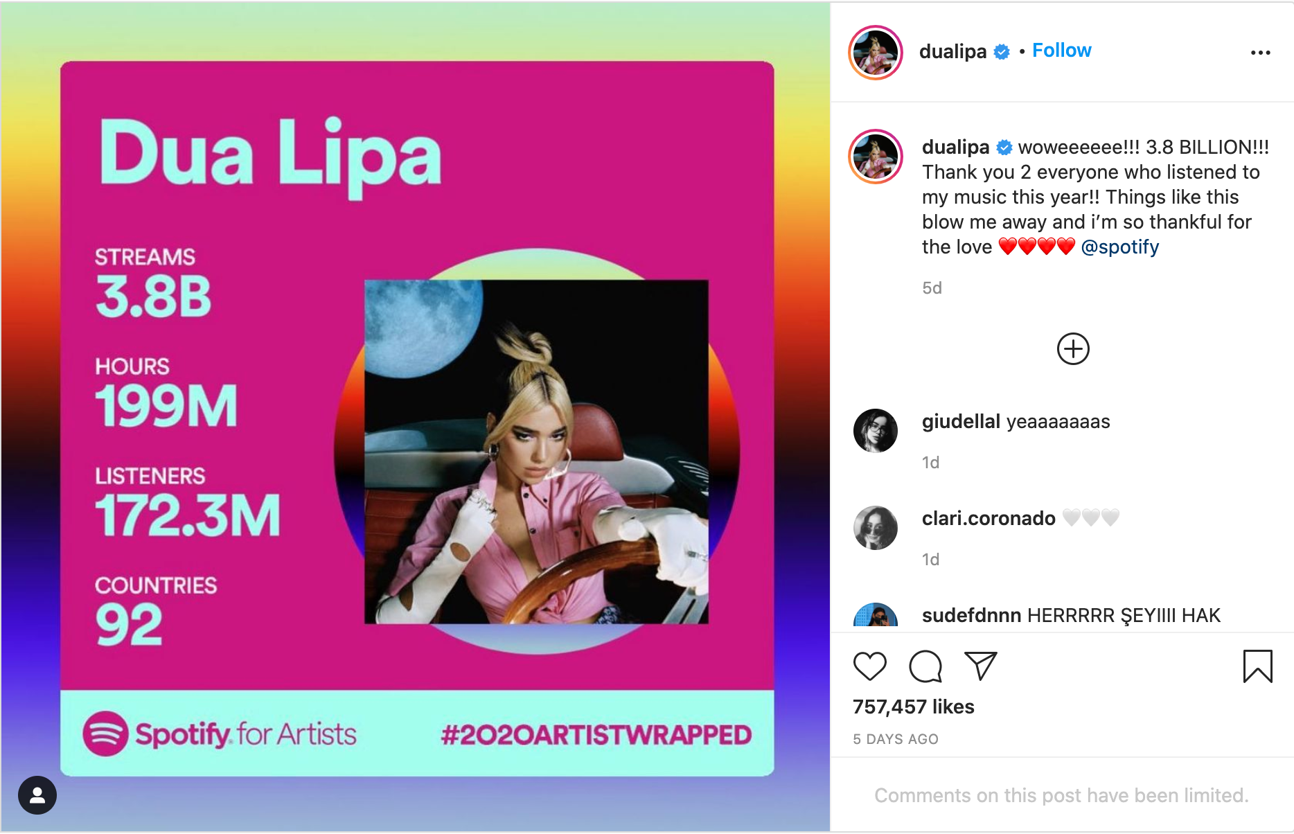 Spotify Insta 帖子 1