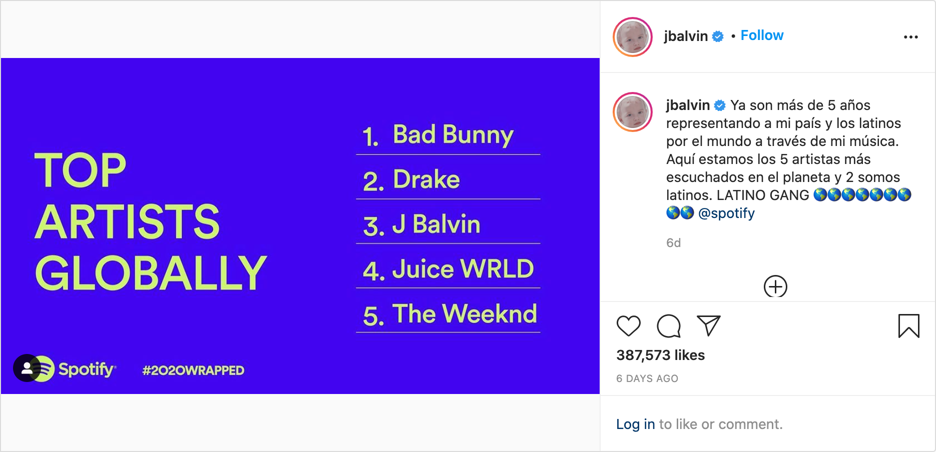 Spotify Insta 帖子 2
