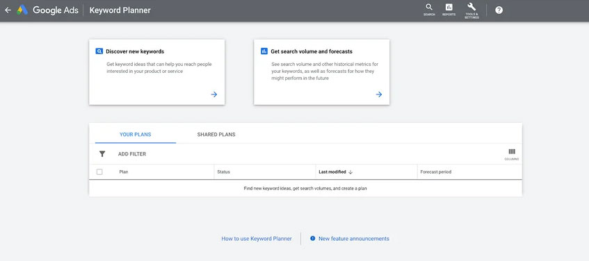 Comment utiliser un planificateur de mots clés