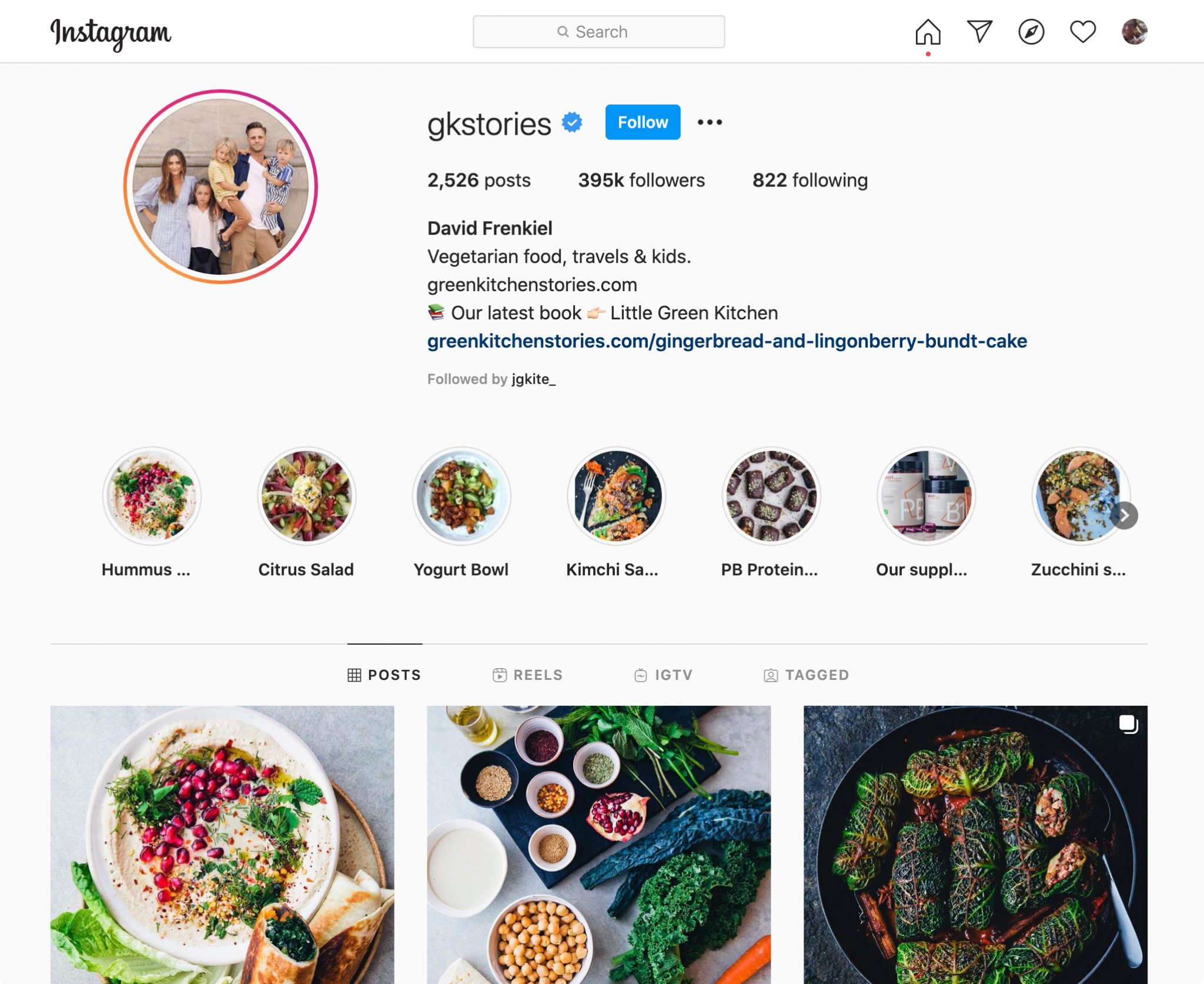 Influencer Instagram di GK Stories