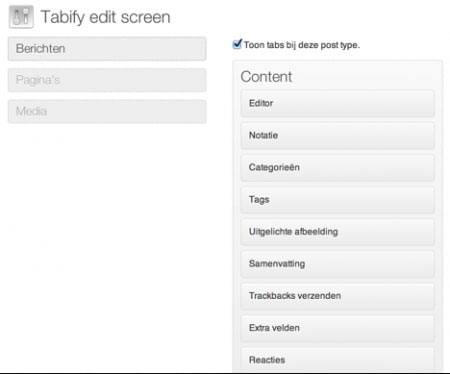 Backend di WordPress