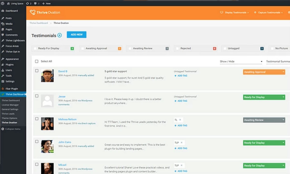 Tanıklık eklentisi wordpress