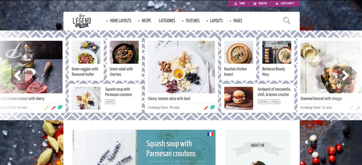 En İyi 6 WordPress Yemek Blogu Teması