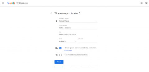 Configurazione di Google My Business e Google Maps